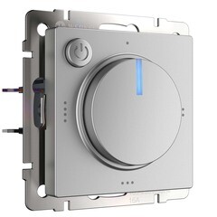 Терморегулятор электромеханический для теплого пола Werkel W1151106 серебро - фото 1