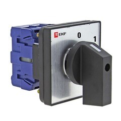 Изображение товара Переключатель кулачковый EKF PROxima ПК-1-12 25А 230 В 2NO IP20 2P черный (pk-1-12-25)