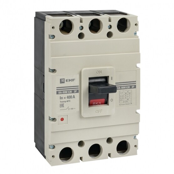 Изображение товара Автоматический выключатель EKF PROxima ВА-99М 3P 400А 50 кА IP30