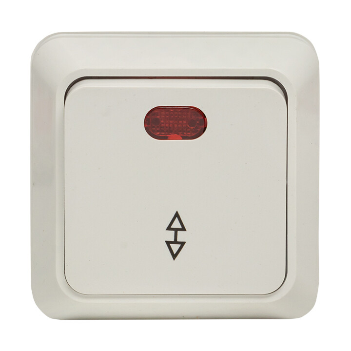 Изображение товара Выключатель EKF Рим одноклавишный белый ENV10-125-10