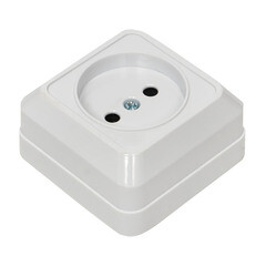 Розетка EKF Рим накладная белая (ENR10-022-10) - фото 2