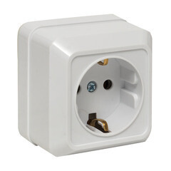 Розетка EKF Рим накладная белая (ENR16-028-10) - фото 3