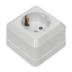 Розетка EKF Рим накладная белая (ENR16-028-10) - фото 2