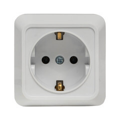 Розетка EKF Рим накладная белая (ENR16-028-10) - фото 1