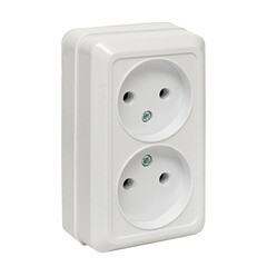 Розетка EKF Рим накладная белая (ENR10-102-10) - фото 2