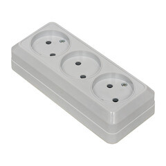 Розетка EKF Рим накладная белая (ENR10-202-10) - фото 2