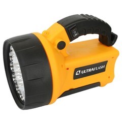 Изображение товара Фонарь ручной Ultraflash UF3712LED (UF3712LED) светодиодный 19 LED 2,5 Вт аккумуляторный SLA 200 мАч пластик 2 режима