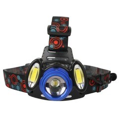 Изображение товара Фонарь налобный Ultraflash E1334 светодиодный 3 LED 4/2 Вт аккумуляторный SLA 2х800 мАч пластик/алюминий 4 режима (E1334)