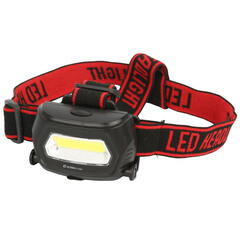 Изображение товара Фонарь налобный Ultraflash LED5359 светодиодный 1 LED 3 Вт аккумуляторный Li-Pol 800 мАч пластик 3 режима (LED5359)