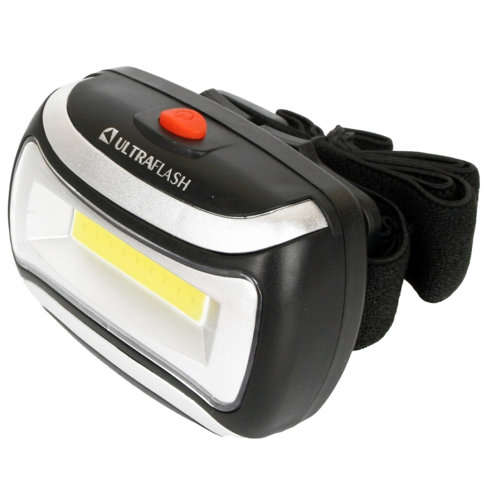 Изображение товара Фонарь налобный Ultraflash LED5380 (LED5380) светодиодный 1 LED 3 Вт светодиодный пластик 3 режима