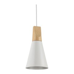 Светильник подвесной Maytoni Bicones E27 60 Вт 3 кв.м белый IP20 (P359-PL-140-W) - фото 4