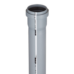 Труба канализационная Valfex Base d50x250 мм пластиковая для внутренней канализации - фото 2