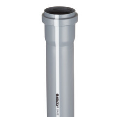 Труба канализационная Valfex Base d50x500 мм пластиковая для внутренней канализации - фото 2