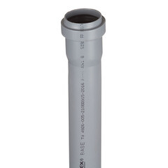 Труба канализационная Valfex Base d40x1000 мм пластиковая для внутренней канализации - фото 2