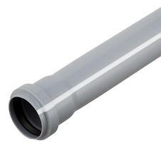 Труба канализационная Valfex Base d50x1000 мм пластиковая для ...