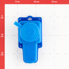 Розетка штепсельная Svet одинарная с заземлением IP44 настенная синяя - фото 3