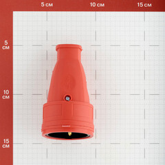 Розетка штепсельная Svet одинарная с заземлением IP20 красная - фото 4