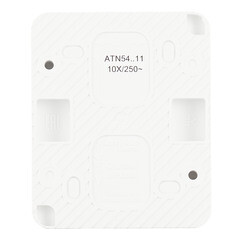 Выключатель Systeme Electric AtlasDesign Profi54 одноклавишный накладной белый (ATN540111) - фото 2