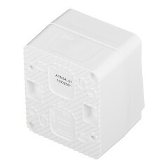 Выключатель Systeme Electric AtlasDesign Profi54 двухклавишный накладной белый (ATN540151) - фото 5