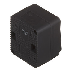 Выключатель Systeme Electric AtlasDesign Profi54 двухклавишный накладной антрацит (ATN544051) - фото 4