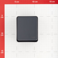 Выключатель Systeme Electric AtlasDesign Profi54 двухклавишный накладной антрацит (ATN544051) - фото 2
