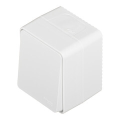 Переключатель Systeme Electric AtlasDesign Profi54 одноклавишный накладной белый (ATN540161) - фото 5