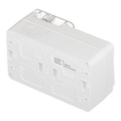 Блок выключатель и розетка Systeme Electric AtlasDesign Profi54 одноклавишный накладной белый (ATN540170) - фото 4