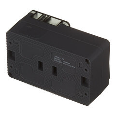 Блок выключатель и розетка Systeme Electric AtlasDesign Profi54 одноклавишный накладной антрацит (ATN544070) - фото 5