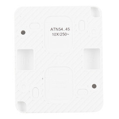 Розетка Systeme Electric AtlasDesign Profi54 накладная белая со шторками с крышкой (ATN540145) - фото 4