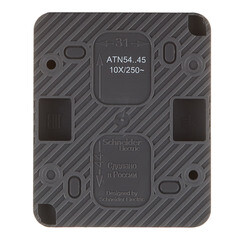 Розетка Systeme Electric AtlasDesign Profi54 накладная антрацит со шторками с крышкой (ATN544045) - фото 4