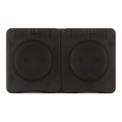 Изображение товара Розетка Systeme Electric AtlasDesign Profi54 накладная антрацит со шторками с крышкой (ATN544026)