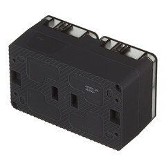 Розетка Systeme Electric AtlasDesign Profi54 накладная антрацит со шторками с крышкой (ATN544026) - фото 5