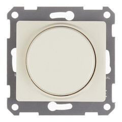 Изображение товара Диммер Systeme Electric Glossa встраиваемый бежевый поворотно-нажимной (GSL000223)