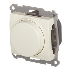 Диммер Systeme Electric Glossa встраиваемый бежевый поворотно-нажимной (GSL000223) - фото 3