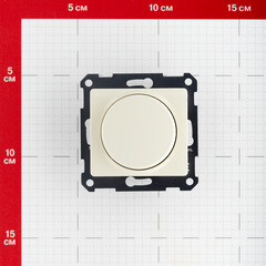 Диммер Systeme Electric Glossa встраиваемый бежевый поворотно-нажимной (GSL000223) - фото 4