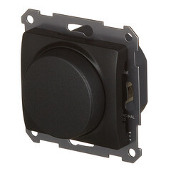 Диммер Systeme Electric Glossa встраиваемый антрацит поворотно-нажимной (GSL000723) - фото 5