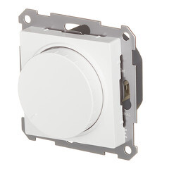 Диммер Systeme Electric AtlasDesign поворотно-нажимной встраиваемый белый (ATN000123) - фото 5