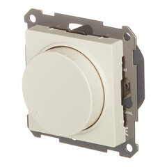 Диммер Systeme Electric AtlasDesign поворотно-нажимной встраиваемый бежевый (ATN000223) - фото 5