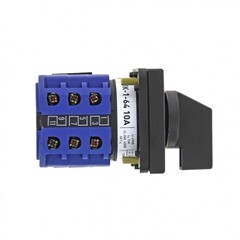 Переключатель кулачковый EKF PROxima ПК-1-64 10А для вольтметра 400 В 1НО+1НЗ IP20 7P серый (pk-1-64-10) - фото 3