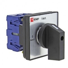 Изображение товара Переключатель кулачковый EKF PROxima ПК-2-13 63А 400 В 1НО+1НЗ IP20 2P серый (pk-2-13-63)