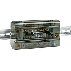 Блок распределительный EKF PROxima 60х180х100 мм IP20 компактный сборный пластиковый серый (db-160-4х12) - фото 6