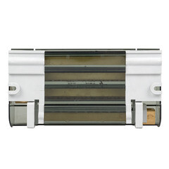 Блок распределительный EKF PROxima 60х180х100 мм IP20 компактный сборный пластиковый серый (db-160-4х12) - фото 2