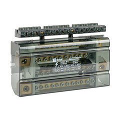 Шина для блока распределительного EKF PROxima 42х168х38 мм IP20 компактная сборная пластиковая серая (eb-160-14) - фото 1