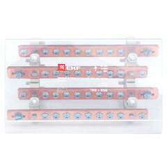 Блок распределительный шинный EKF PROxima ШРБ-400 137х275х119 мм IP20 компактный сборный модульный серый (plc-shrb-400) - фото 4