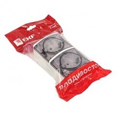 Розетка EKF Владивосток накладная белая с крышкой (EQR16-129-30-54-T) - фото 4