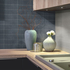 Клинкерная плитка Керамин Мичиган 2 черная 245х65х7 мм (34 шт.=0,54 кв.м) - фото 19