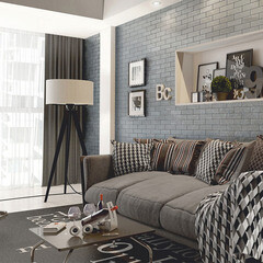 Клинкерная плитка Керамин Теннесси 1 светло-серая 245х65х7 мм (34 шт.=0,54 кв.м) - фото 2