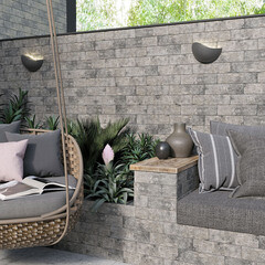 Клинкерная плитка Керамин Теннесси 1Т серая 245х65х7 мм (34 шт.=0,54 кв.м) - фото 18