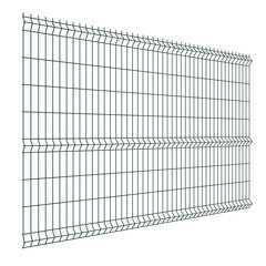 Изображение товара Секция заборная 3D Light 1730х2500 мм d3,5 мм ячейка 55х200 мм зеленая RAL 6005 Grand Line