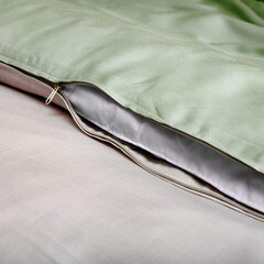 Комплект постельного белья 1,5-спальный тенсель Mona Liza Mint мятно-серый без простыни - фото 3